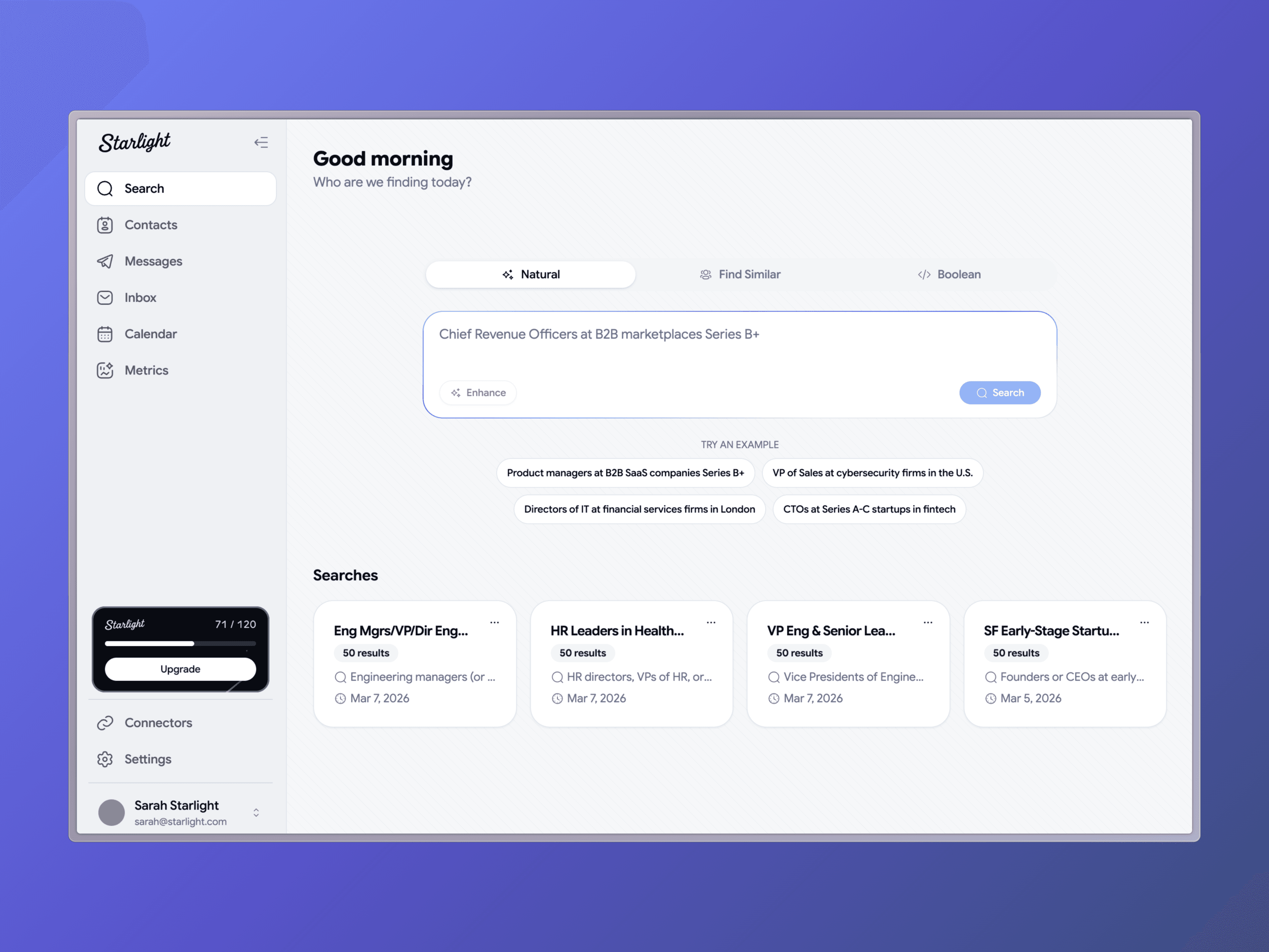 Natural Language Search